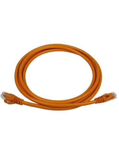Norden Cat6 U/UTP Patch Cord 20M Orange PVC – High Speed Ethernet Cable UAE