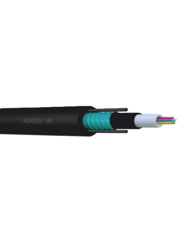 Norden 08C OM3 Armoured Outdoor Fiber Optic Cable PE – Central Loose Tube | UAE