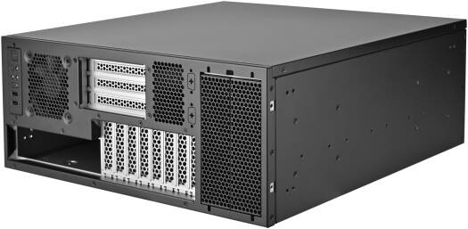 SilverStone RM47-502-I 4U Interchangeable Rackmount Chassis, Steel Material, Black | SST-RM47-502-I